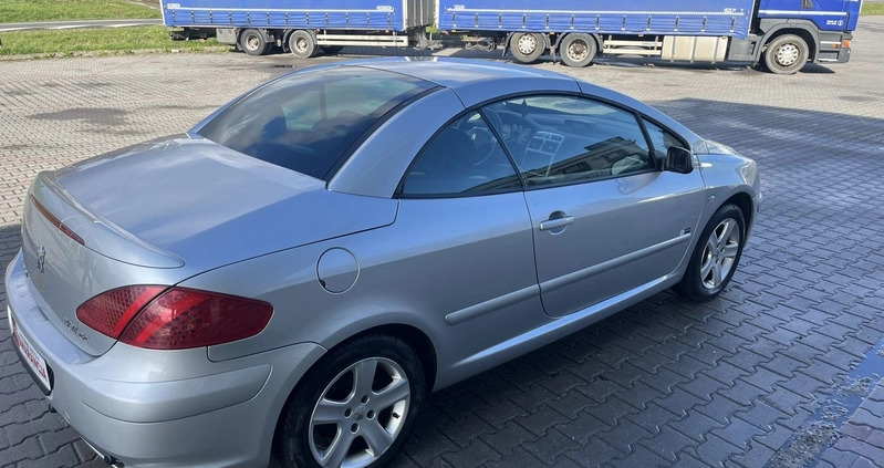 Peugeot 307 CC cena 9800 przebieg: 170000, rok produkcji 2004 z Mikołajki małe 742